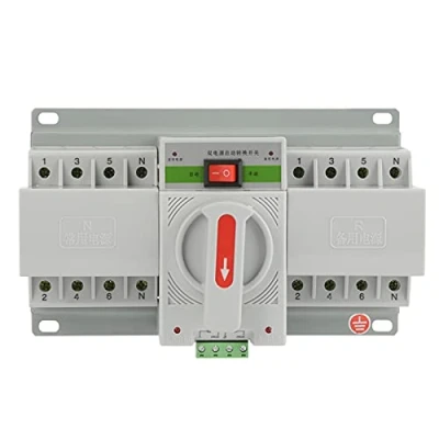 Image de commutateur de transfert 220V 63A 4P M6 Mini automatique à double puissance intelligent Disjoncteur Tension nominale 400V