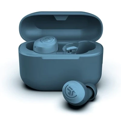Image de JLab Go Air Pop+ Ecouteurs Bluetooth sans Fil Écouteurs Intra Auriculaires avec Micro, 35+ Heures d&#039;Autonomie, Ecouteur et Boîtier de Charge, Oreillette Son Personnalisé EQ3, App, Bleu Marine