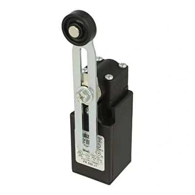 Image de FR 555 FR555 PIZZATO LIMIT SWITCH WITH ADJUSTABLE ROLLER LEVER, PLASTIC, PG 13.5, 1NO 1NC FAST ACTION