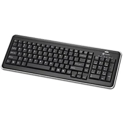 Image de Clavier sans fil I Rocks RF 6571 BK Noir Tactile Ultra plat 104 touches