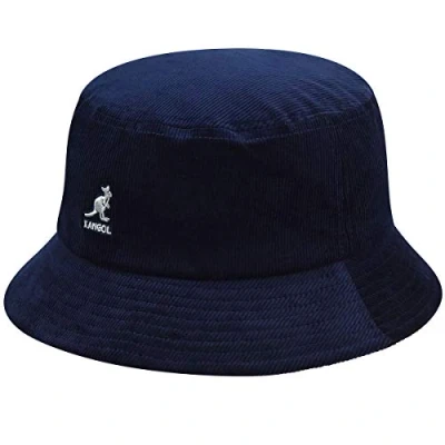 Image de Kangol Cord Bucket Bob, Bleu (Navy Navy), M Mixte