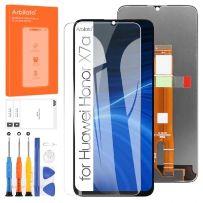Image de Arbilato pour Huawei Honor X7a LCD Display, Remplacement D&#039;écran RKY LX1 LX2 LX3 Écran Tactile Numériseur Full Assemblée Pièces de Rechange Réparation avec Outils