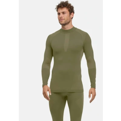 Image de Falke Langarm Caraco, Homme, Taille: Large, Herb