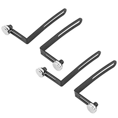 Image de 4Pcs Support en L métal pour corps de voiture RC avec aimant Axial SCX10 1/10 Crawler
