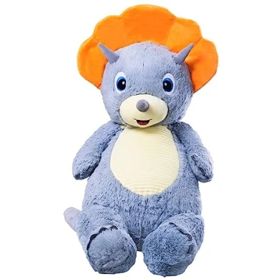 Image de Pioupiou et Merveilles Peluche Géante Fabrication Française XXL Keops Le Dinosaure 100 CM de Haut Toute Douce pour Enfant Made in France 16645