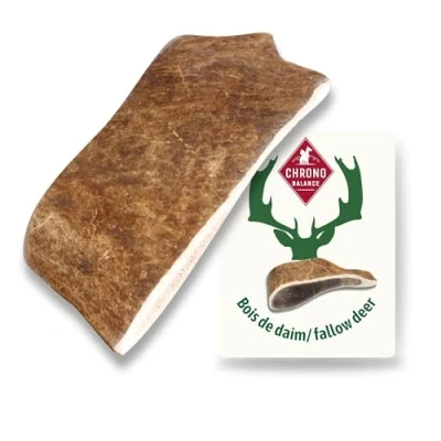 Image de ChronoBalance® L (Lot de 1) Bois cerf à croquer pour Chien : 100% Naturel, Jouet mâcher, Soin Dentaire, collation Riche en minéraux et nutriments.