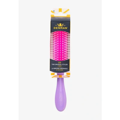 Image de Denman D3 Original Styler 7 ROW Brosse, Taille: One Size, African violet