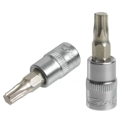 Image de KS Tools 922.1479 Douille tournevis TORX® 1/4&#039;&#039;, L.37 mm T10 Gamme ULTIMATE® En Chrome Vanadium Finition chromée satinée