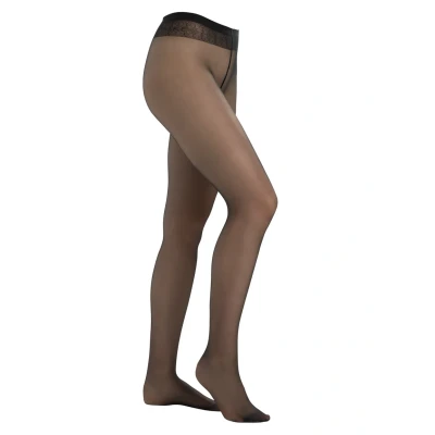 Image de Falke MATT Deluxe 20 Denier Transparent Collants, Femme, Taille: Medium, Black