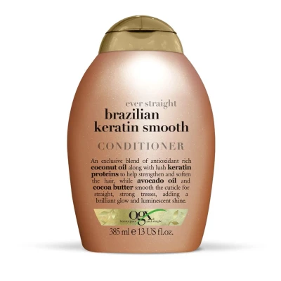 Image de OGX Après Shampooing Kératine Brésilienne Lissante shampoing