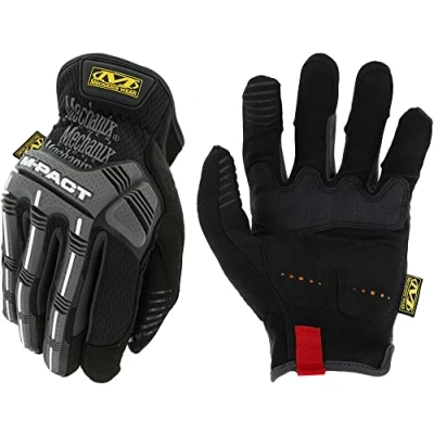 Image de Mechanix Wear m Pact Open Cuff Gants (XX Large, Black/Grey)