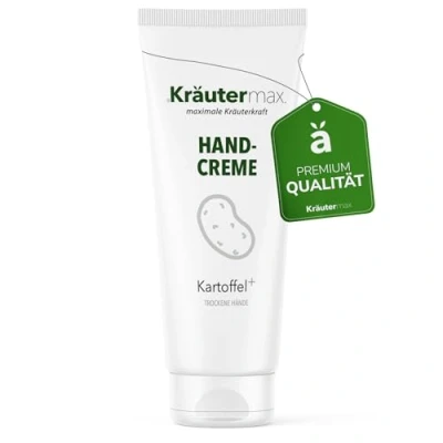 Image de Kräutermax. Baume pour les mains à la pomme de terre Crème noix macadamia 70 ml