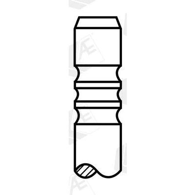 Image de AE V95267 soupape d&#039;Échappement 24,3mm tige de chromée, Extrémité soupage trempée OPEL: Astra K 3/5 portes, Mokka / X