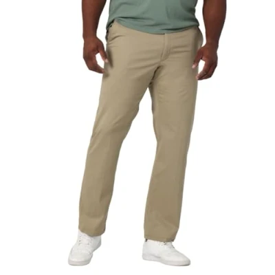 Image de Lee Men&#039;s Big Tall Performance Series Extreme Comfort Khaki Pant, Original Khaki, 44W x 32L