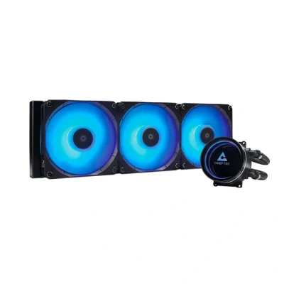 Image de Kit Watercooling AIO CHIEFTEC Iceberg RGB 360mm Noir LED Installation simplifiée