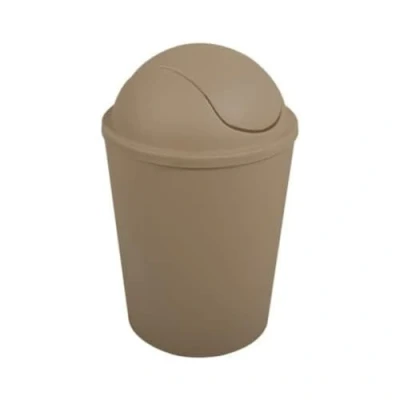 Image de MSV Poubelle à bascule PP AKO 5,5L Taupe