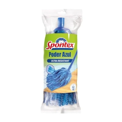 Image de Spontex Tête de balai à franges Poder Azul