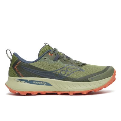 Image de Saucony Peregrine 15 Chaussures de running, Femme, Taille: 37, Hemlock/dusk Tissu / matière synthétique