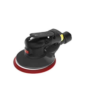 Image de Ponceuse orbitale pneumatique 3M Xtract, 88953, 150 mm, système d&#039;aspiration centralisée, orbite de 2,5 mm