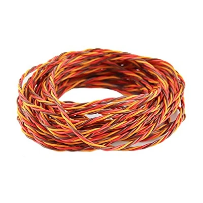 Image de OliYin 32 Feet 22awg 60cores Twisted Servo Lead Extended Cable Wire for JR Extension