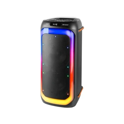 Image de Trevi XFest XF 780 KB Haut parleur amplifié 110 W, boîtier sans fil portable avec microphone dynamique inclus pour karaoké, lecteur MP3 USB/ Micro SD, LINE IN, 2 entrées microphones, fonction TWS