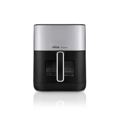Image de Ufesa Phoenix, Friteuse Air Fryer, Double Résistance avec Vapeur, 6 L, 1800 W, 10 Programmes Préprogrammés, Fenêtre et Lumière Intérieure, Livre de Recettes Inclus