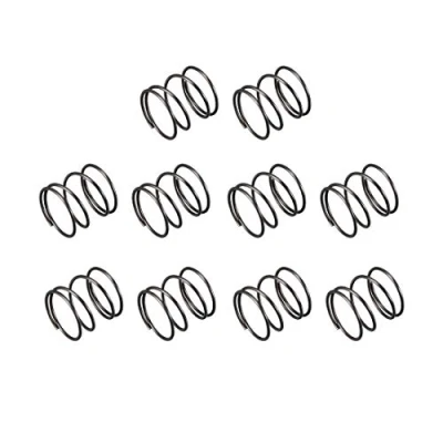 Image de sourcing map Ressort de Compression 1.2mm Fil Diamètre, 20mm OD, Libre Longueur Acier Extension Noir 10Pcs