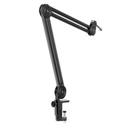 Image de FIFINE Bras de Micro, Suspension Supports Microphone, 3/8&#039;&#039; vers 5/8&#039;&#039; Vis Adaptateur, pour K658 AM8 K688 A8 et Autres Micros, Studio Enregistrement Vidéo