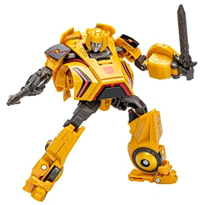 Image de Transformers Generations Studio Series, Figurine 01 Gamer Edition Bumblebee Classe Deluxe de 11 cm, Transformers: War for Cybertron