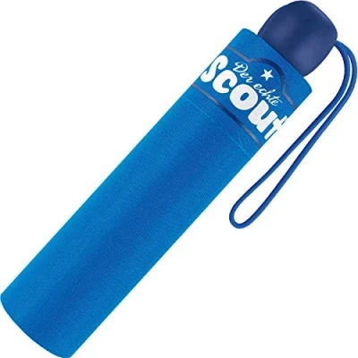 Image de Scout Parapluie de poche pour enfant avec bandes réfléchissantes extra léger bleu roi, bleu, s, Sportif / fonctionnel, moderne minimaliste