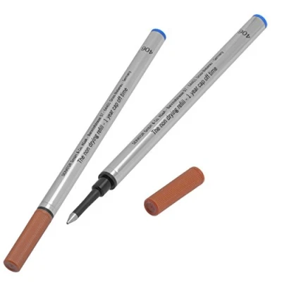 Image de Senator EVER ROLL Lot de 2 recharges stylo roller Couleur : bleu Largeur du trait 0,5 mm ISO 14145 Indélébile (140 10 2BL)