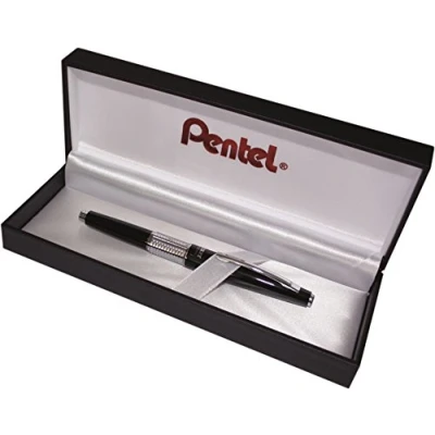 Image de Pentel Kerry P1037 Porte mine de qualité supérieure dans un coffret cadeau, 0,7 mm, dureté HB, noir (1 pièce)