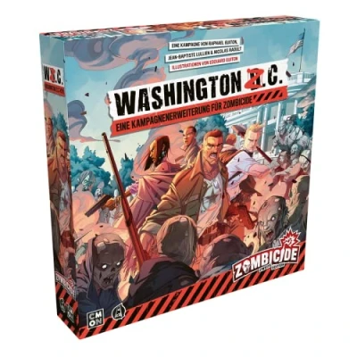 Image de Asmodee CMON Zombicide 2e édition Washington Z.C. Extension Jeu d&#039;expert Dungeon Crawler 1 6 Joueurs À partir de 14 Ans + 60 Minutes Allemand