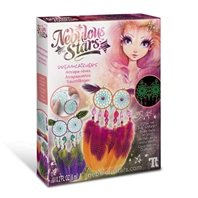 Image de Nebulous Stars Dreamcatchers Craft Kit Créatif Attrape Rêves qui Brillent dans le Noir Atelier Loisir et Art Manuel pour Enfant à partir de 7 ans Coffret Création