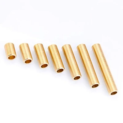 Image de Lot de 1 tubes filetés 1/2&quot; en laiton Raccord plomberie pour connecteurs réservoir