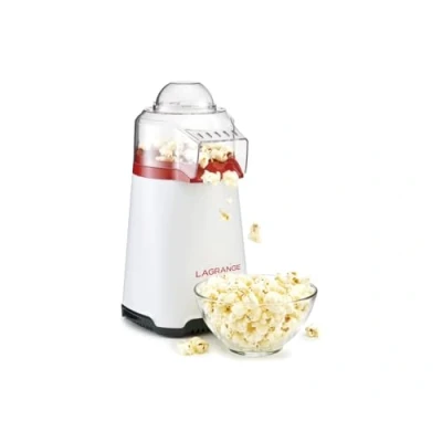 Image de LAGRANGE 259003 Popp&#039;y Appareil à Popcorn Blanc/Rouge 1200 W