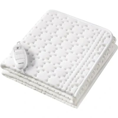 Image de Beurer coussin chauffant UB 30, avec 3 niveaux de température et protection contre la surchauffe, douillet, dessus en coton doux moelleux, lavable machine