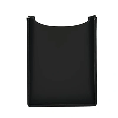 Image de HERMA 19548 Boîte de classement A4 Cartable transparente noire Ouverte sur le dessus En plastique Pour classeurs rapides, livres, cahiers scolaires, blocs et documents Porte solide