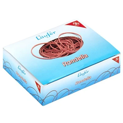 Image de Läufer 50347 élastiques Rondella No. 6, diamètre 40 mm, carton de 100g, rouge, particulièrement durable