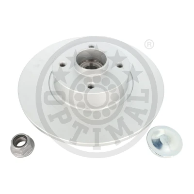 Image de OPTIMAL 702983BS1 Disque de frein 270 10 4/4 100 plein revêtu avec roulement roues intégré, capteur ABS intégré RENAULT: SCENIC 2, MEGANE 2