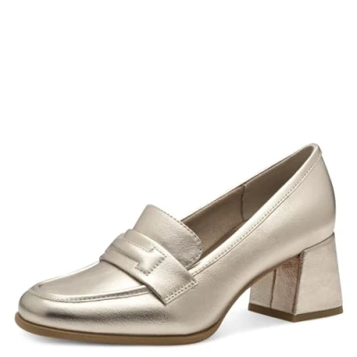 Image de MARCO TOZZI Mocassin by Guido Maria Kretschmer 2 24420 42 Femme, Platine, 38 EU