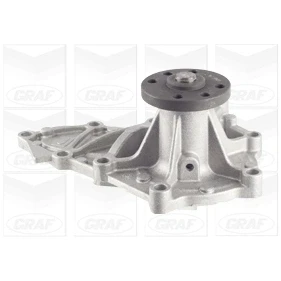 Image de GRAF PA1099 Pompe à eau avec joint d&#039;étanchéite mécanique Tôle d&#039;acier pour système dentrainement courroie trapézoïdale nervures MAZDA: 3 5 portes