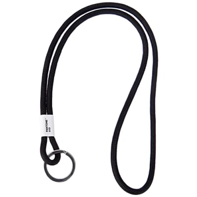Image de Copenhagen.Design PANTONE key Chain L, long hanger, nylon, black 419 C