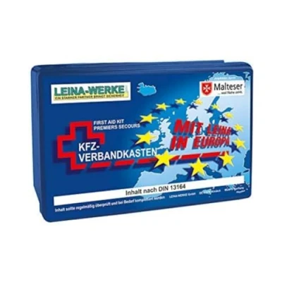 Image de Leina 10102 Moteur Véhicule Kit de Premiers Secours Euro, Bleu/Multicolore