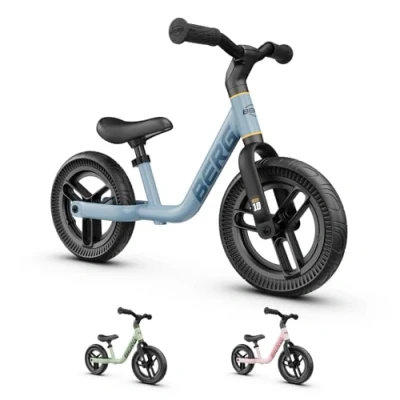 Image de Berg MOOV Roue de 10&quot;, draisienne à partir 2 ans, volant et selle réglables en hauteur (bleu)