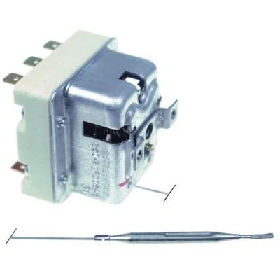 Image de EGO Thermostat de sécurité 55.32543.803 compatible avec Baron, Cook Max, mareno, Sonde Température lainox Max. 236 C 3 broches Ø 6 mm
