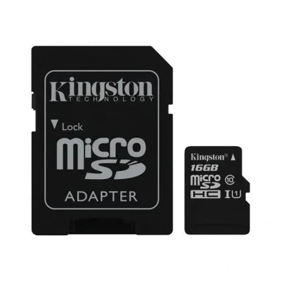 Image de Kingston Technology microSDHC Class 10 UHS I Card 16GB 16 Go Classe Neuf