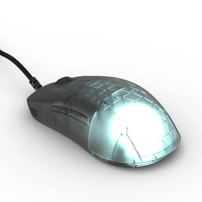 Image de ENDGAME GEAR OP1 RGB Gaming Mouse Capteur de précision, Interrupteurs Kailh GX Switches, White Frost, Éclairage