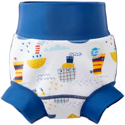 Image de Splash About Happy Nappy Couche de bain réutilisable, Tug Boats, 12 24 mois