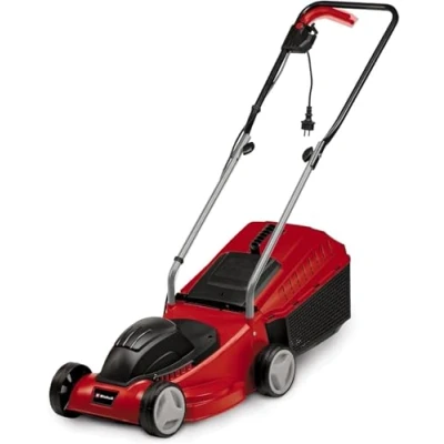 Image de Einhell Tondeuse à gazon électrique GC EM 1032 (1000 W, largeur de coupe 32 cm, Bac Ramassage 30 L)